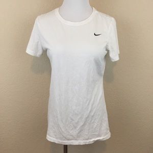 White Nike tee
